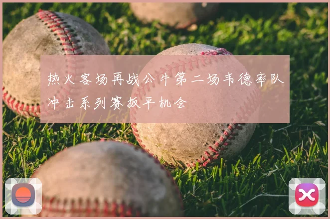 热火客场再战公牛第二场韦德率队冲击系列赛扳平机会