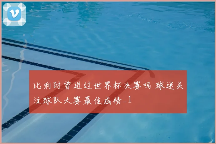 比利时曾进过世界杯决赛吗 球迷关注球队大赛最佳成绩_1